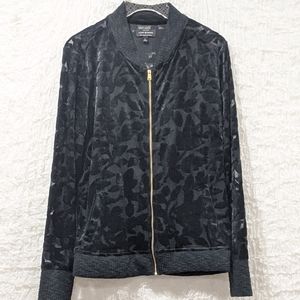 Lucky Brank Burnout Velvet Jacket